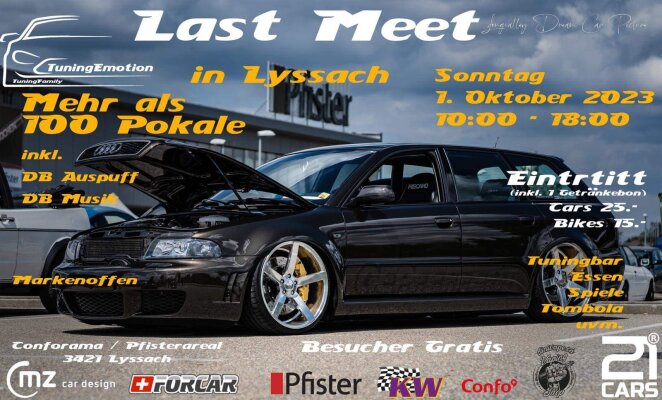 Last Meet Tuning Treffen Lyssach Sonntag - 