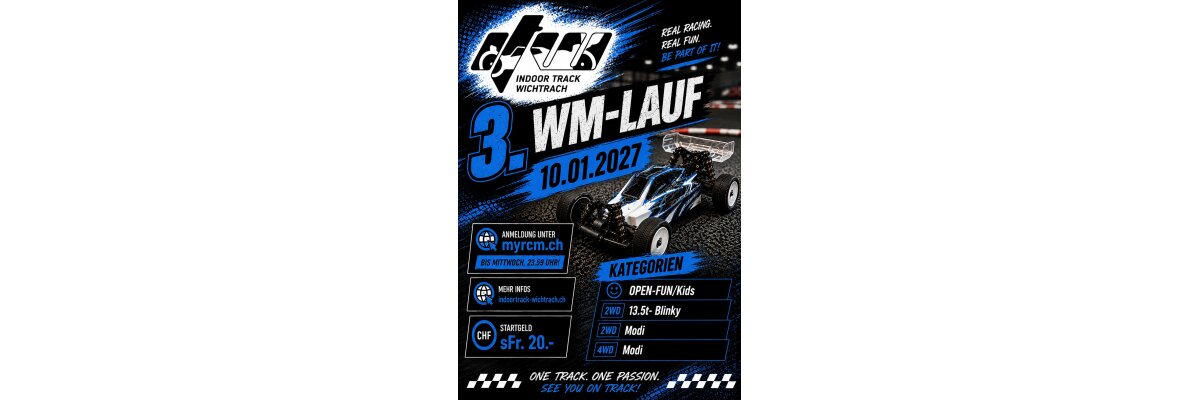 Wintermeisterschaft 26/27 Indoortrack Wichtrach 10.1.27 Lauf 3 - 