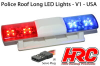 Licht-Set "Police" V1 blau/rot 6x Flashing-Mode