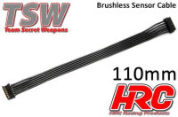 Brushless Flach Sensorkabel 110mm TSW Pro Racing