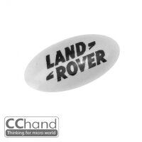 Logo 3D weiss für Landrover Defender D90/D110,