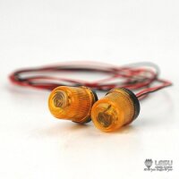 Rundumleuchten orange für TAMIYA LKW Var.A 2 Stück