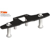 Option Part - E4RS/FS/JR/JS/D - Carbon Upper Bumper Plate