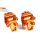 Option Part - E4D-MF - Aluminum 7075 - Rear Hub Carrier - Orange (2 pcs)