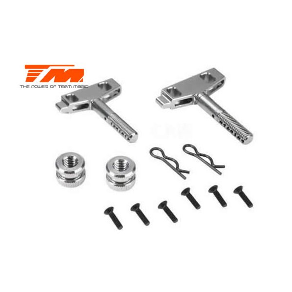 Tuningteil - E6 Trooper / Trooper II / E6 III - Aluminium Titanium eloxiert - Ak