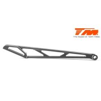 Option Part - SETH - Rear 7075 Aluminum Chassis Stiffener-BK