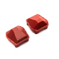 SCX6 AR90 Diff Cover Axle Housing Red (2)