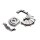 SCX6 Motor Plate & Clamp