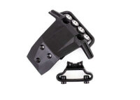 Bumper, front/ bumper support (fits 4 WD Rustler) (for...