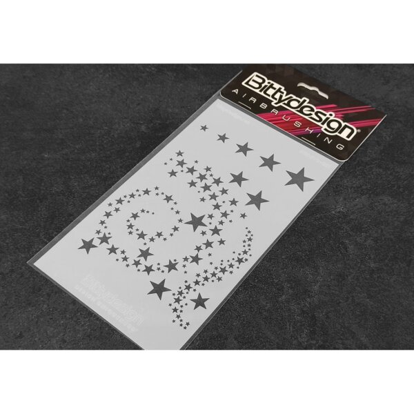 Bittydesign Vinyl Stencil - Stars V2