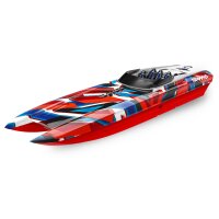 TRAXXAS DCB M41 rot/blau 40-Zoll Catamaran Rennboot...