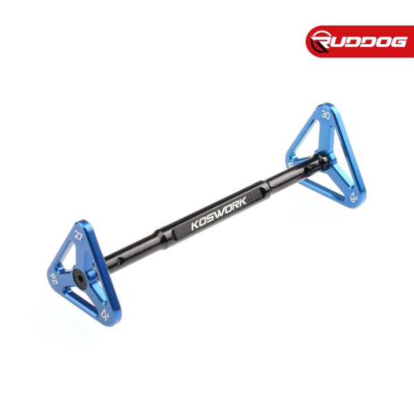 Koswork Alum Ride Height Gauge Set (25~27mm & 28~30mm, 1/10 SC Truck & 1/8 Buggy)