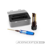JConcepts 1/4" hex driver wrench set w/ storage base...