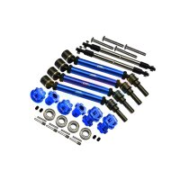 Stahl+Alu CVD Set v/h blau +20mm Radmitnehmer &...