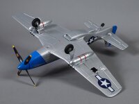 P-51D Mustang Warbird PNP blau 75cm DERBEE