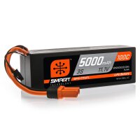 SPMX50003S100H5 5000mAh 3S 11.1V 100C Smart LiPo Hardcase...