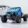 Karosserie IR40 Half Truck Hard Plastic Body mit Käfig blau für 1/18 TRX4M Defender Bronco