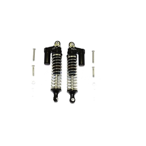 L-Shape Dämpfer Aluminium schwarz v/h 92mm (2) für Element RC 1/10 Enduro Sendero Trail