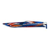 TRAXXAS SPARTAN SR orange 36-Zoll Rennboot mit...