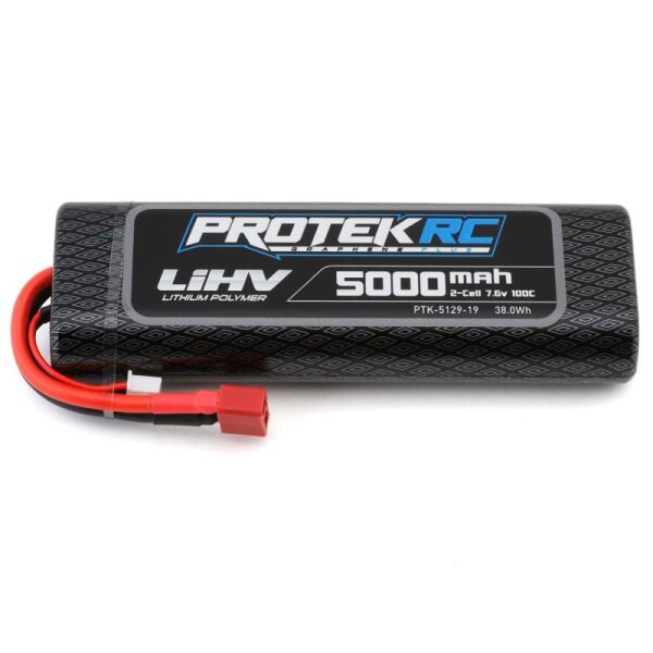 2S 100C Si-Graphene HV LiPo Stick Pack TCS Batterie (7.6V, 5000mAh, 137.5x46.7x24.2mm, 235g)