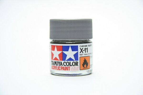 Tamiya X-11 silber Acryl Color