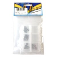 Stahl Distanzscheiben Set 3mm (40) je 10Stk. 0.05, 0.1,...