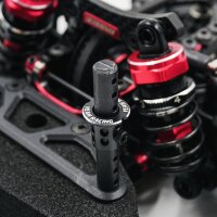 Yeah Racing Aluminium Adjustable Body Mounts 4pcs Black
