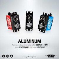 Yeah Racing Aluminium Case IP67 33KG Waterproof Coreless Servo For 1/10 Crawler Red