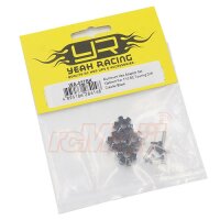 Yeah Racing Aluminum Lightweight Hex Adaptor Set 12x6mm...