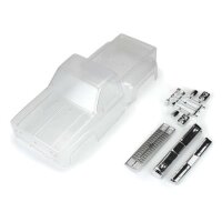 1982 Chevy K-10 Clear Body Set w/Scal e Molded Accs