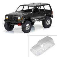 2001 Jeep Cherokee Clear Body for 12. 3” (313mm) Wheelbase Scale Crawlers