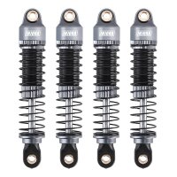 INJORA 53mm Threaded Oil Shocks for 1/18 Redcat Ascent18 4pcs grey