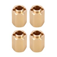 INJORA 4PCS 6/7/10mm Brass Wheel Hex Hub Extenders for 1/18 Redcat Ascent18 4pcs 10mm(+4mm)