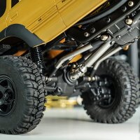 INJORA Stainless Steel High Clearance Links 4 Link Conversion Kit for 1/18 FMS FCX18 LC80