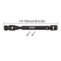 INJORA Steel Heavy-Duty Drive Shaft for 1/10 RC Car Crawler 94-119mm