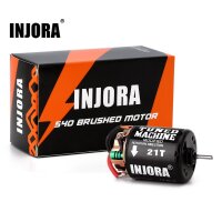 INJORA 540 3-Slot Waterproof Brushed Motor 13T 21T 35T...
