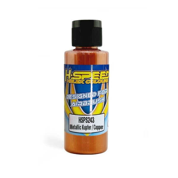 Lexan Airbrush Farbe 60 ml Metallic Kupfer / Copper