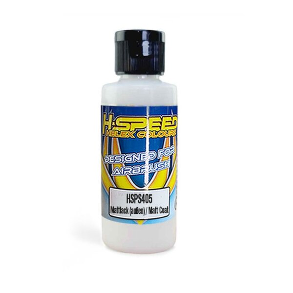 Lexan Airbrush Farbe 60 ml Mattlack (außen) / Matt Coat
