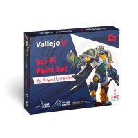 SciFi Paint Set by Angel Giraldez 12 colors + figure 18 ml