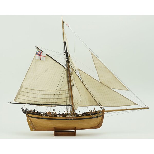 HMS Rattlesnake 1776 Laser-Holzbausatz 1:72