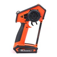 RC ANLAGE CAR DX RUGGED+ 12CH DSMR+ NUR Sender ORANGE