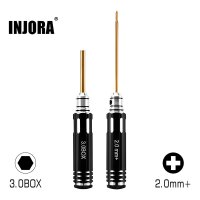 INJORA 2.0mm+ Phillips Screwdriver 3.0mm Hex Nut Driver...