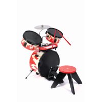 Cooles Schlagzeug-Set mit Hocker