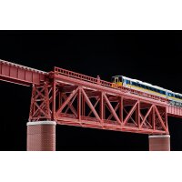 Fachwerkbrücke  280 mm  rot  mit...