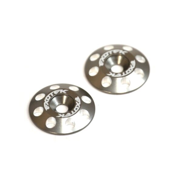 Exotek Flite Wing Buttons V2, 6061 (2pcs | Gun Metal)