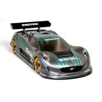 Exotek J - Zero, 1/10 Usgt Race Body, Clear Lexan W/ Wing