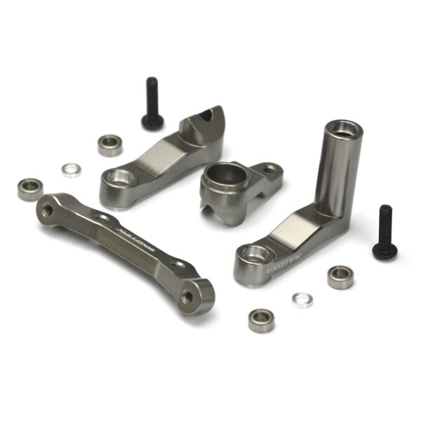 Exotek Losi Hammer Rock Rey V2 HD Steering Set, 7075 W/ Bearings