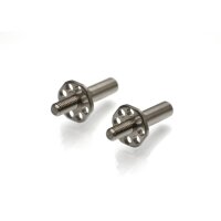 Exotek Associated B7.1 HD Front Axles, Titanium