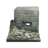 WWII Bunker Scenery 8 x 8 cm