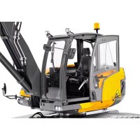 Lesu kompakter Ketten Bagger MC15 Bausatz gelb lackiert